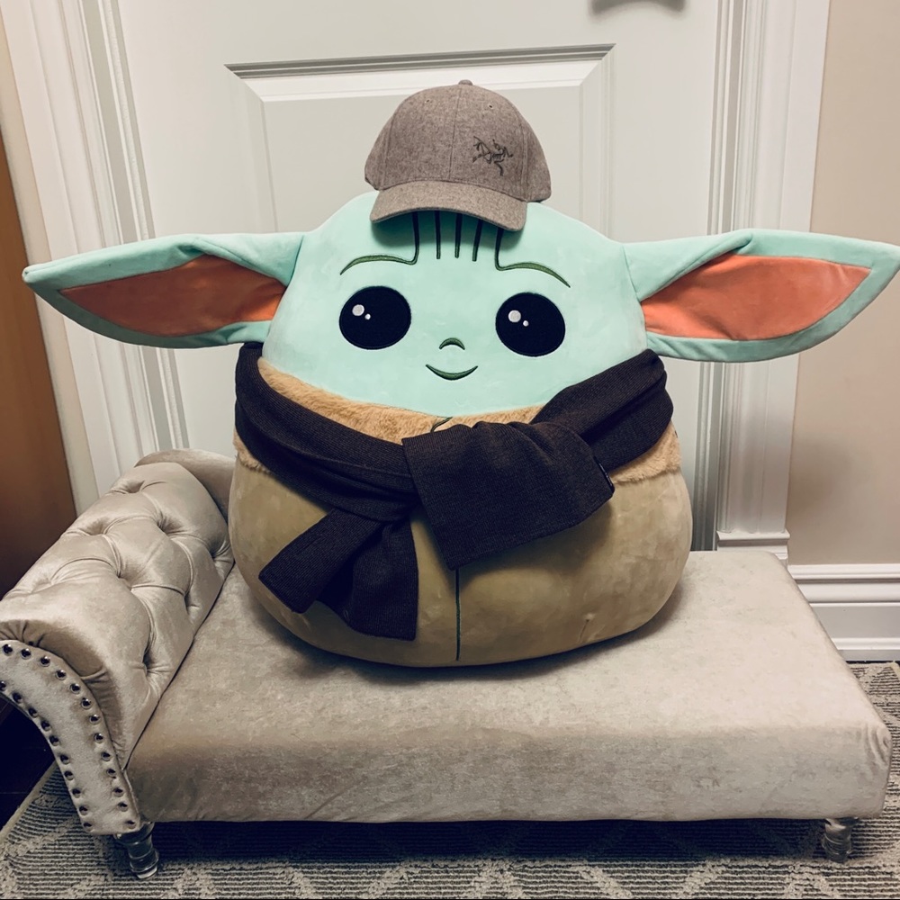 Squishmallow Baby Yoda Grogu Mandalorian 20”